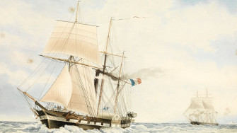 Décryptage : tableaux, cadrans solaires et os gravés, les objets de marine ont le vent en poupe