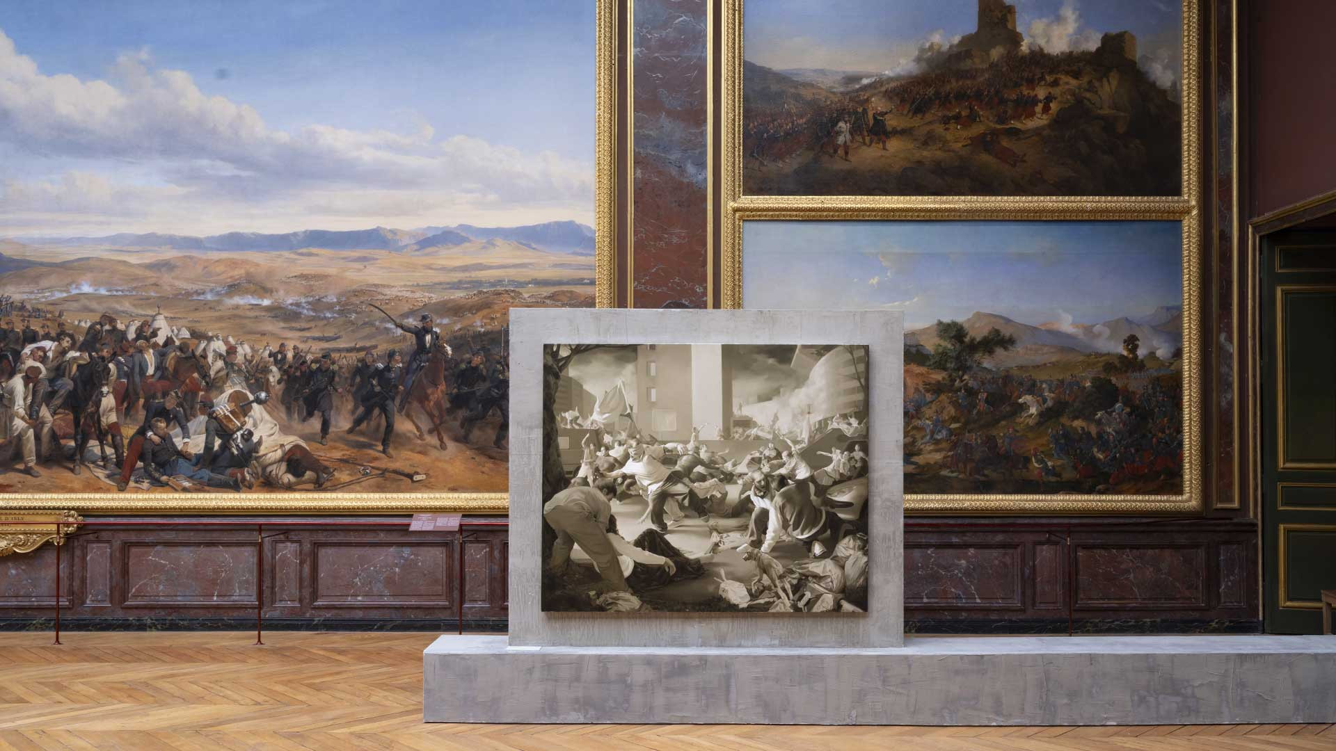 Exposition au château de Versailles : l’hyperréalisme de Guillaume Bresson réinvente la peinture d’Histoire